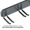 Raxgo Wall Mounted Ski Rack, Ski Wall Mount for 4 Pairs of Skis & Poles or Snowboard, Set of 4 Hooks RGWMSR4H - alternate 5